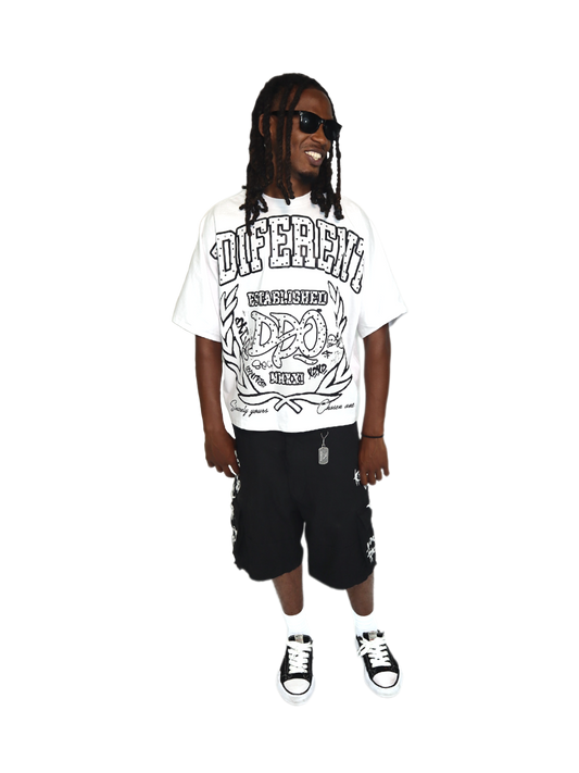 DDO RHINESTONE BOXY TEE